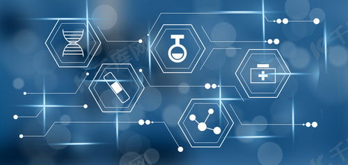 醫(yī)療科技藍色科技背景圖片免費下載 千庫網